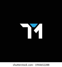 TM or MT abstract outstanding professional business awesome artistic branding company different colors illustration logo