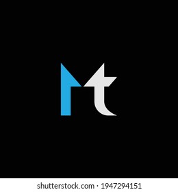 TM or MT abstract outstanding professional business awesome artistic branding company different colors illustration logo