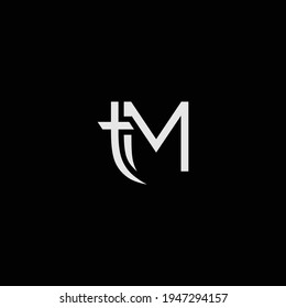 Abstrakte TM oder MT-Abstrakte herausragende professionelle Unternehmen mit fantastischem künstlerischem Branding und unterschiedlichem Farbillustrationslogo