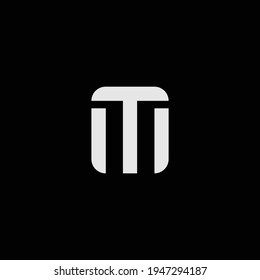 TM o MT abstract sobresaliente negocio profesional impresionante marca artística empresa de diferentes colores ilustración logo