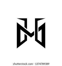 TM, MT and bike logo concept