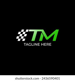 TM Sports initial letter race icon