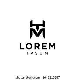 TM T M MT logo letter logotype icon font monogram