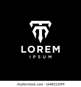 TM T M MT logo letter logotype icon font monogram
