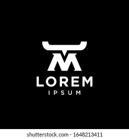 TM T M MT logo letter logotype icon font monogram