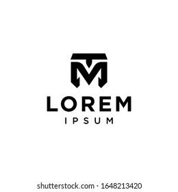 TM T M MT Logo Buchstaben Logotype Symbol Schriftart Monogramm