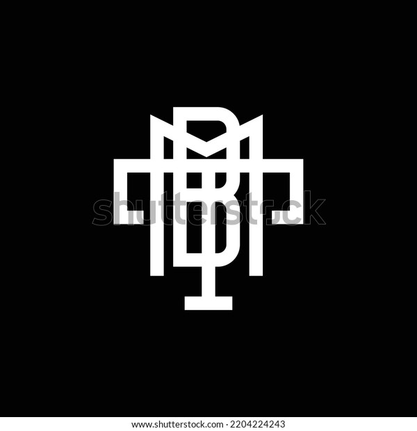 Tmb Mbt Monogram Vector Logo Three Stock Vector (Royalty Free ...