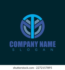 T,M,O Fonts vector logo design