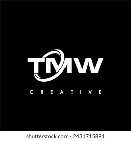 TMW Letter Initial Logo Design Template Vector Illustration