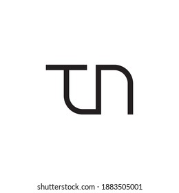 tn initial letter vector logo