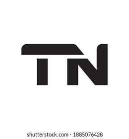 tn initial letter vector logo