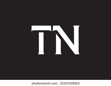 TN letter logo design vector am initials design icon