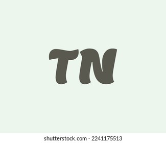 TN logo design vector template