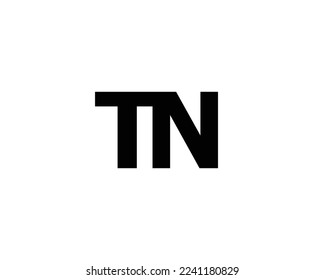 TN logo design vector template