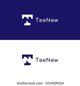 TN logo template, monogram icon combination initial T and N.