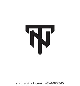 TN Logo Vector Modern Minimalist