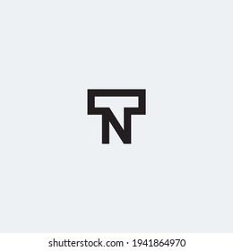 TN monogram logo black and white.