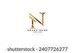 TN, NT, Abstract initial monogram letter alphabet logo design