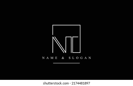 TN, NT, T, N abstract letters logo monogram