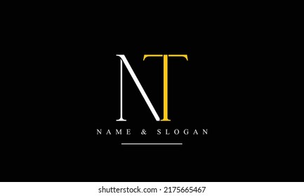 TN, NT, T, N abstract letters logo monogram