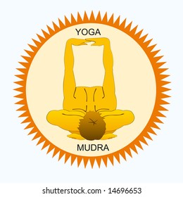 tne human in pose yoga mudra