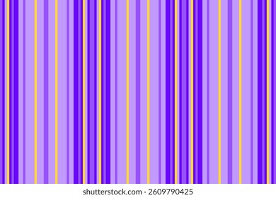 Tnfant stripe textile background, proud vertical lines seamless. Hew year fabric vector texture pattern in violet and bright colors palette.