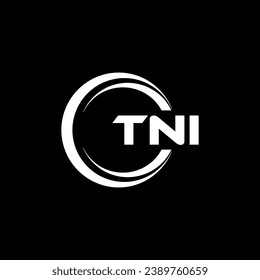 TNI Letter Logo Design, Inspiration for a Unique Identity. Modern Elegance and Creative Design. Watermark Your Success with the Striking this Logo.