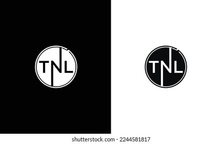 TNL letter logo design vector