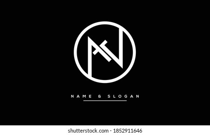 TN,NT ,T ,N Abstract Letters LOGO Monogran