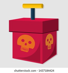 Tnt Detonator Box Isolated Vector Illustration 