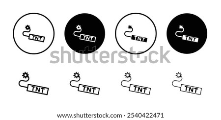 TNT dynamite icon Art design illustration