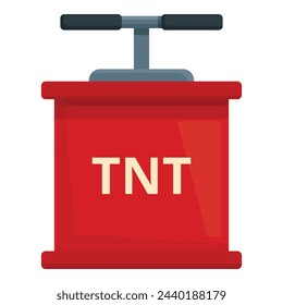TNT explosive mine icon cartoon vector. Coal industry rock. Sector energy