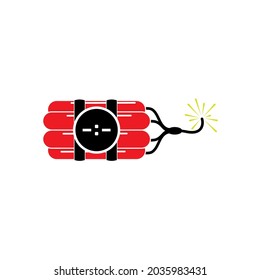 Plantilla de ilustración de diseño de icono de Tnt
