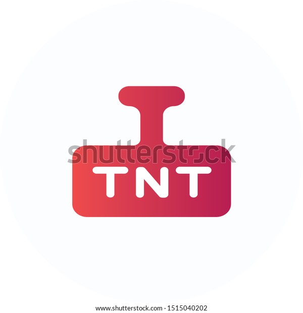 Tnt Icon Detonate Symbol Vector Design Stock Vector (Royalty Free