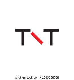 TNT Letter Logo Design Vector