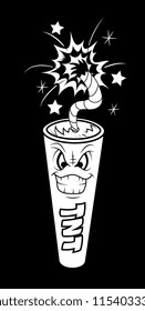 TNT Mascot Vector Character