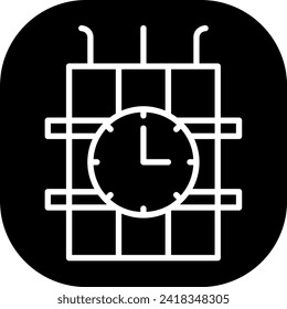 TNT Bergbauindustrie Symbol mit schwarz gefüllter Linie Umriss Stil. Antwort, Telefon, Festnetz, Linie, modern, Netzwerk, Nummer. Vektorgrafik
