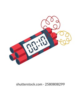 TNT time bomb vector illustration 