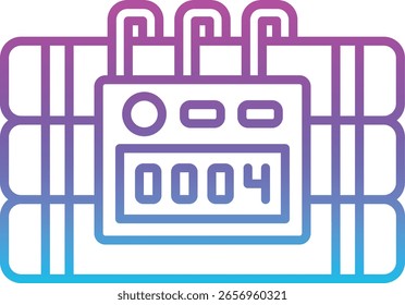 Icono de Vector Tnt. Se puede utilizar para aplicaciones de impresión, móviles y de Web.
