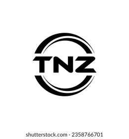 TNZ Logo Design, Inspiration for a Unique Identity. Modern Elegance and Creative Design. Watermark Your Success with the Striking this Logo.