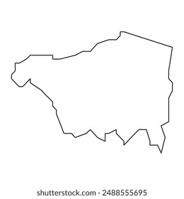 Toa Alta map, administrative division of Puerto Rico. Vector illustration.