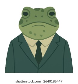 toad in a business suit animal vector on a white background
Vector animal in a suit on a white background