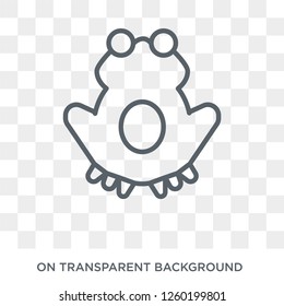 toad icon. Trendy flat vector toad icon on transparent background from Fairy Tale collection. High quality filled toad symbol use for web and mobile