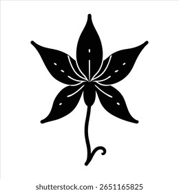 Silhueta de vetor de Lily sapo em minima limpo e simples estilo silhueta vetor arte ilustração