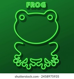 toad neon sign, modern glowing banner design, colorful modern design trend on black background. Vector illustration.