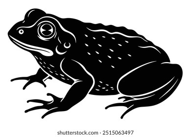 Toad silhouette vetor art .Isto é editável e imprimível vetor eps arquivo