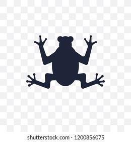 toad transparent icon. toad symbol design from Fairy tale collection. Simple element vector illustration on transparent background.