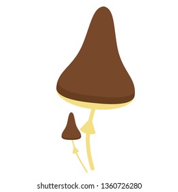toadstool flat illustration