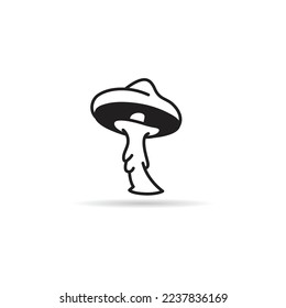 toadstool icon on white background