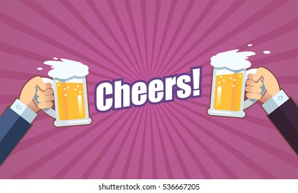 Toast with beer